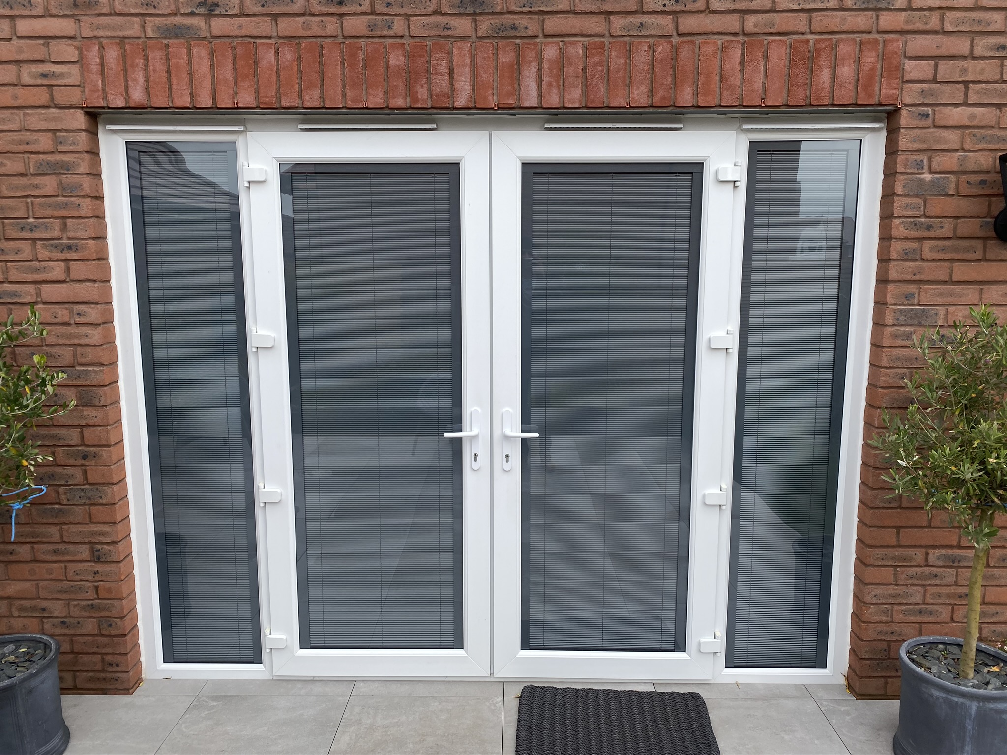 French Doors with Blinds Inside Glass UKWide Supply & Install